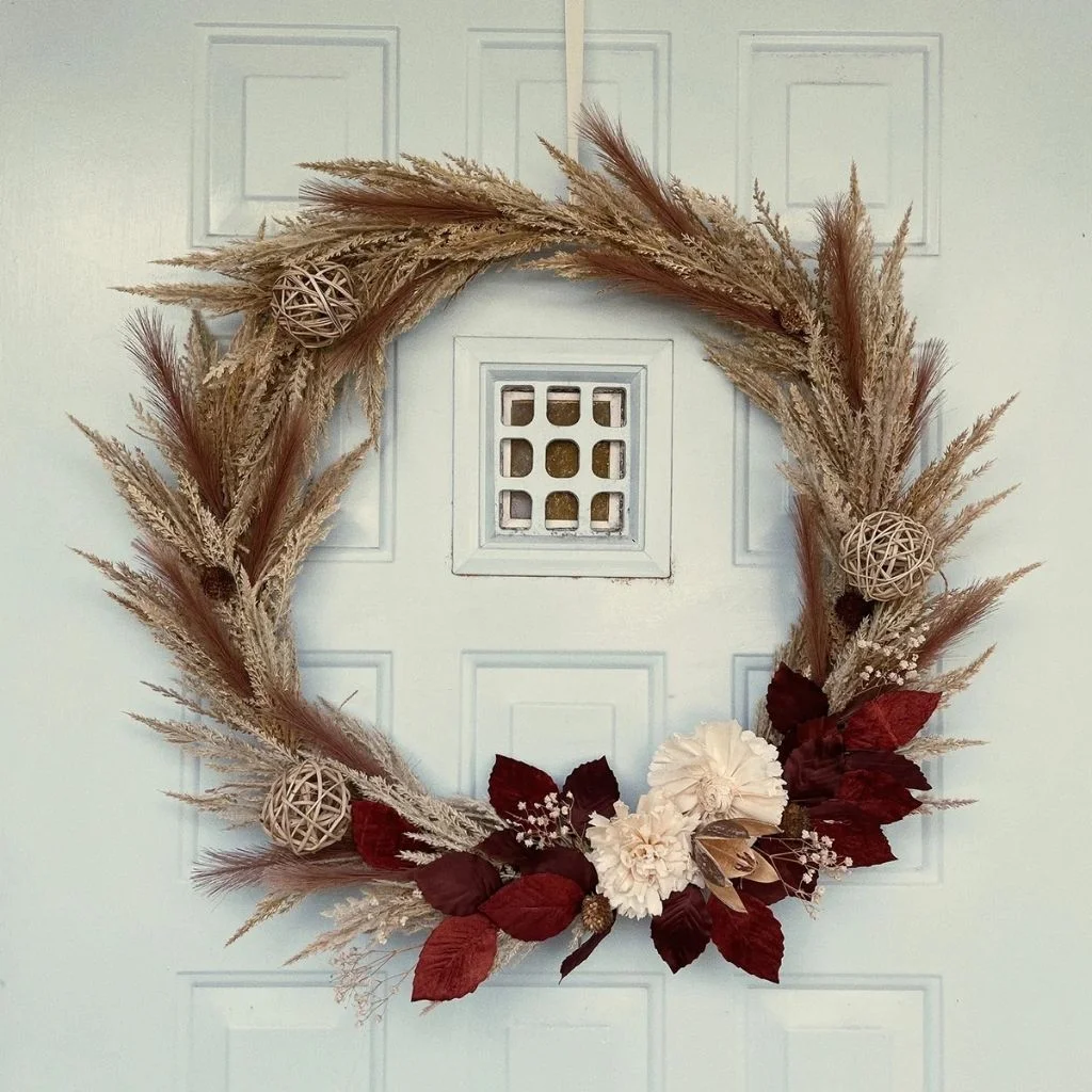 Boho Wreaths Lean Into Dried Florals and Texture