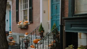 Classic Fall Porch Trio Ideas for Traditional Homes