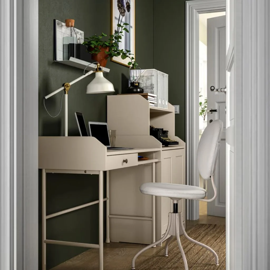 Closed Cabinet Changes A Home Office Instantly