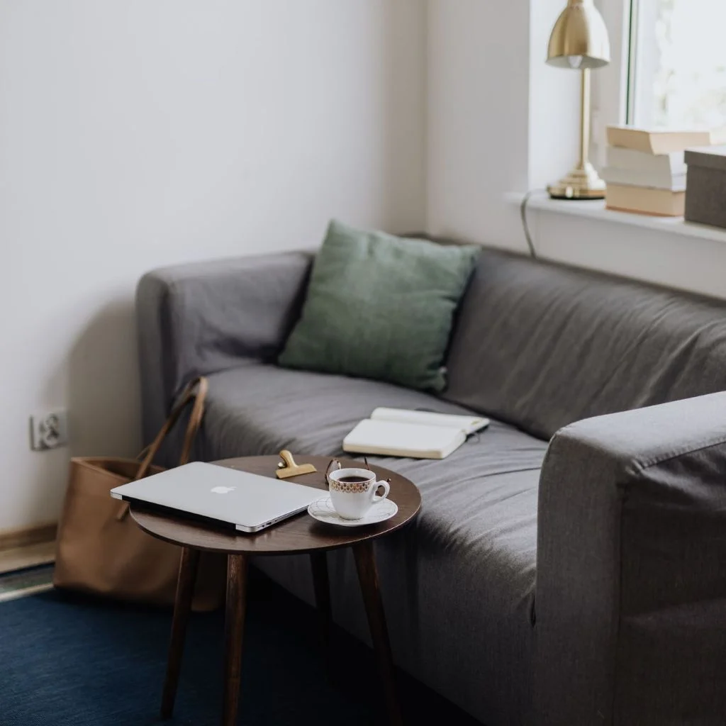 Lack Side Table Coffee Station for Tiny Apartments