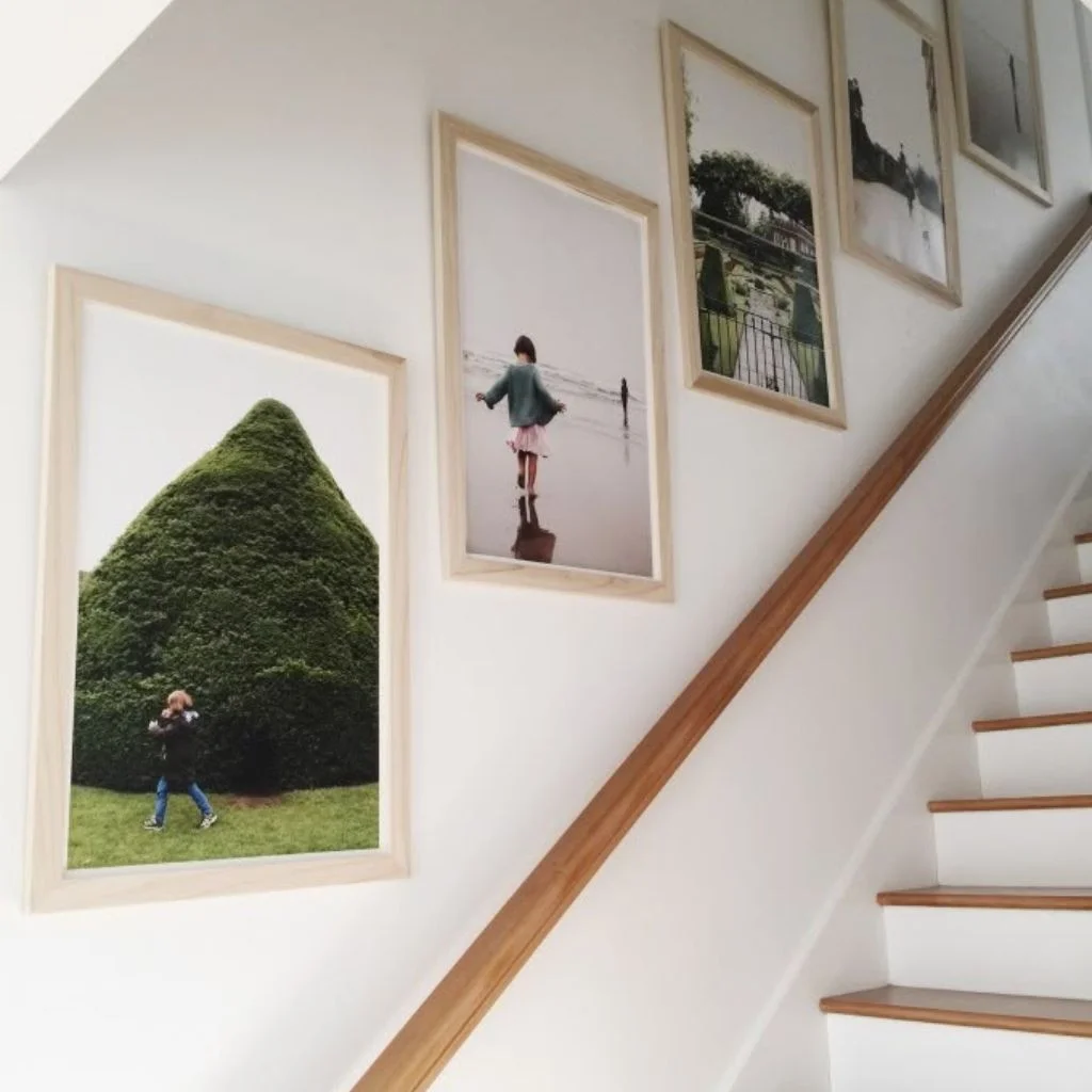 Picture Ladders Turn Family Photos Into A Focal Point