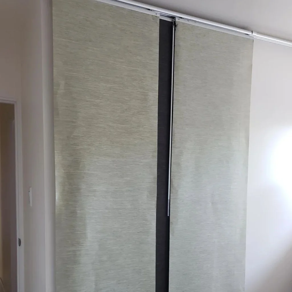 Sliding Panel Curtains Save Space in Tight Rooms
