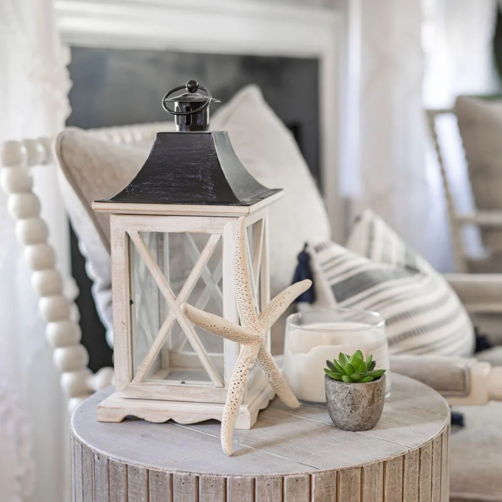 Sunroom Corner Comes Alive With Coastal Scrap Wood Pieces