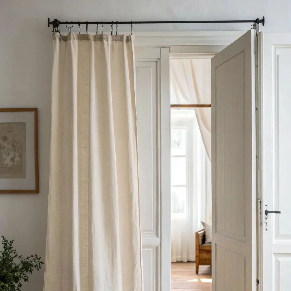 Tension Rod Curtains Offer Instant Setup For Rental Friendly Coverage