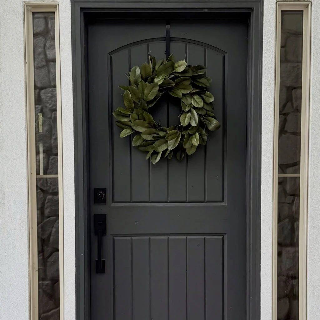 Traditional Foliage Wreaths in Burnt Orange and Red