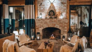 Vintage Western Decor Mixes Rustic Wood With Southwestern Prints