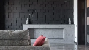 Dramatic Black Accent Walls for a Bold Modern Home
