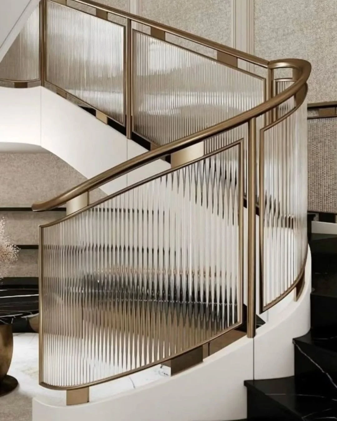 Frosted Glass Brings Art Deco Glamour to Modern Homes