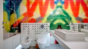 Retro and Funky Bathroom Accessories for a Fun Soak