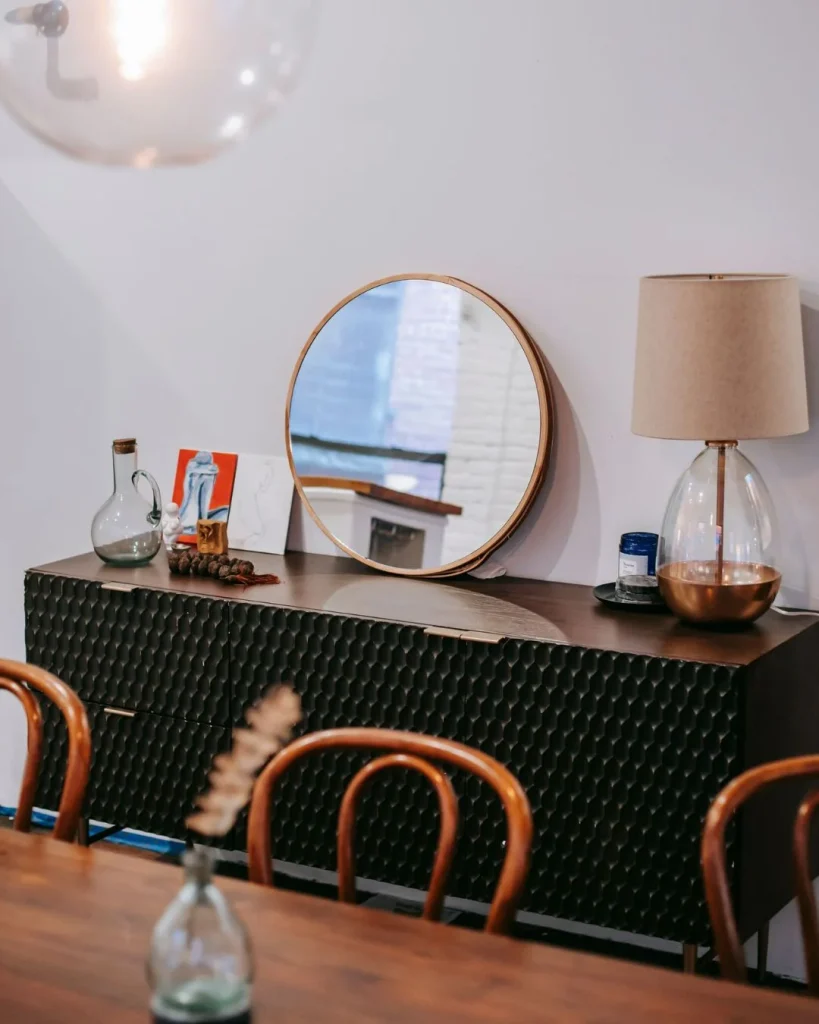Statement Mirror on Dresser