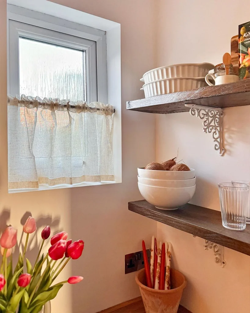 cafe curtains small kitchen window