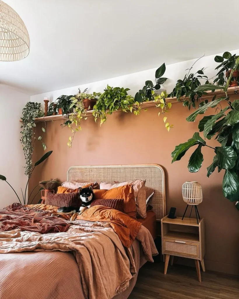 ivy wall bedroom headboard