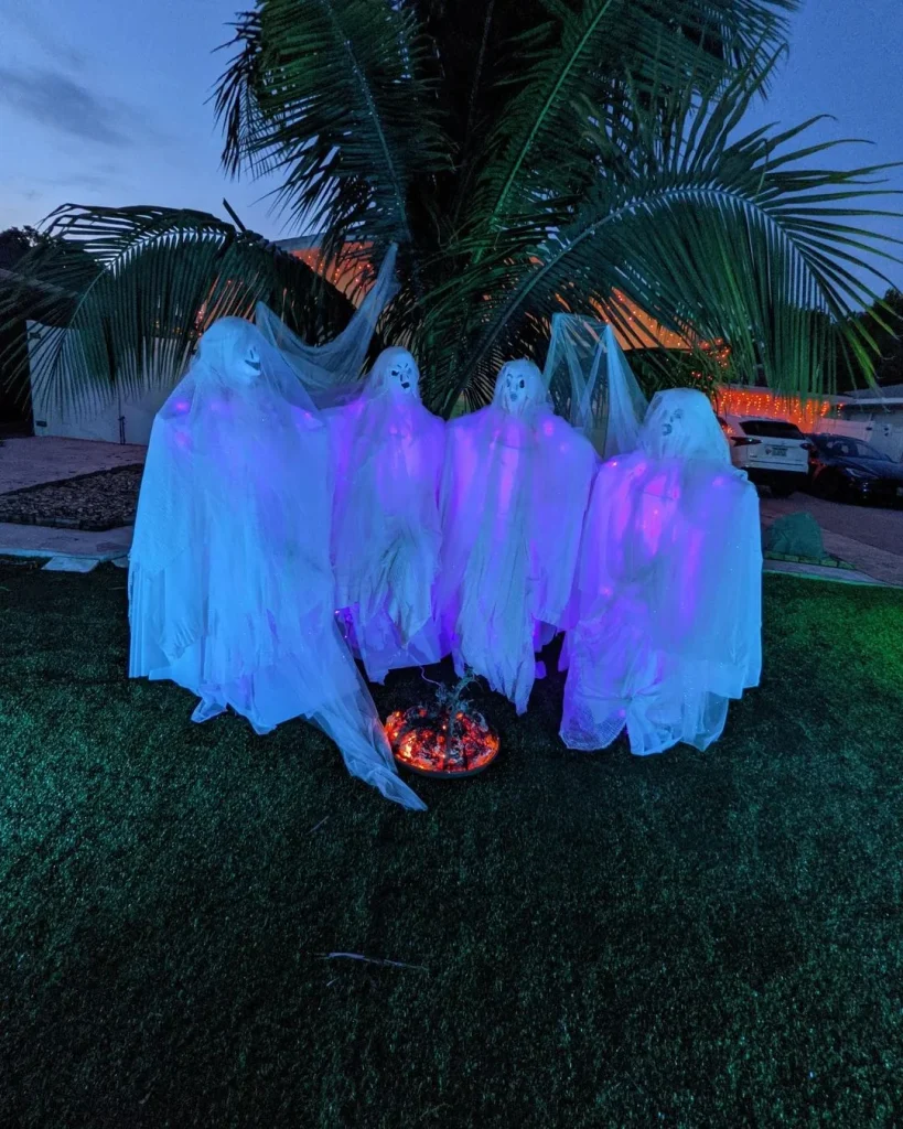 scary tomato cage ghost Halloween