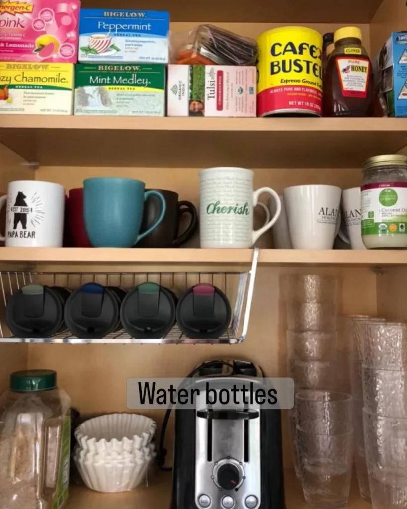 under shelf basket kitchen
