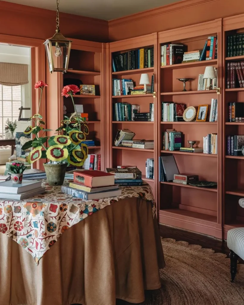 Terracotta Geometrics for a Warm Mid-Century Mood