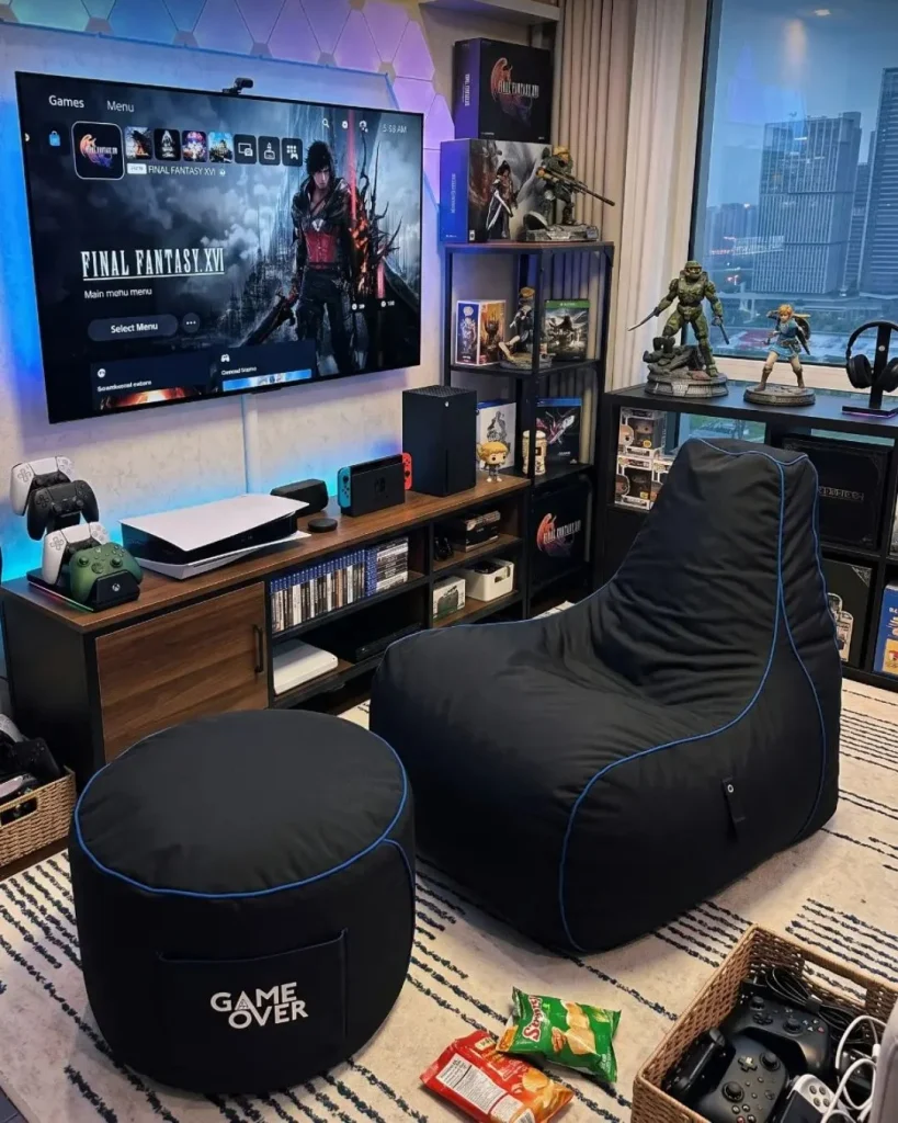 bean bag chairs game room