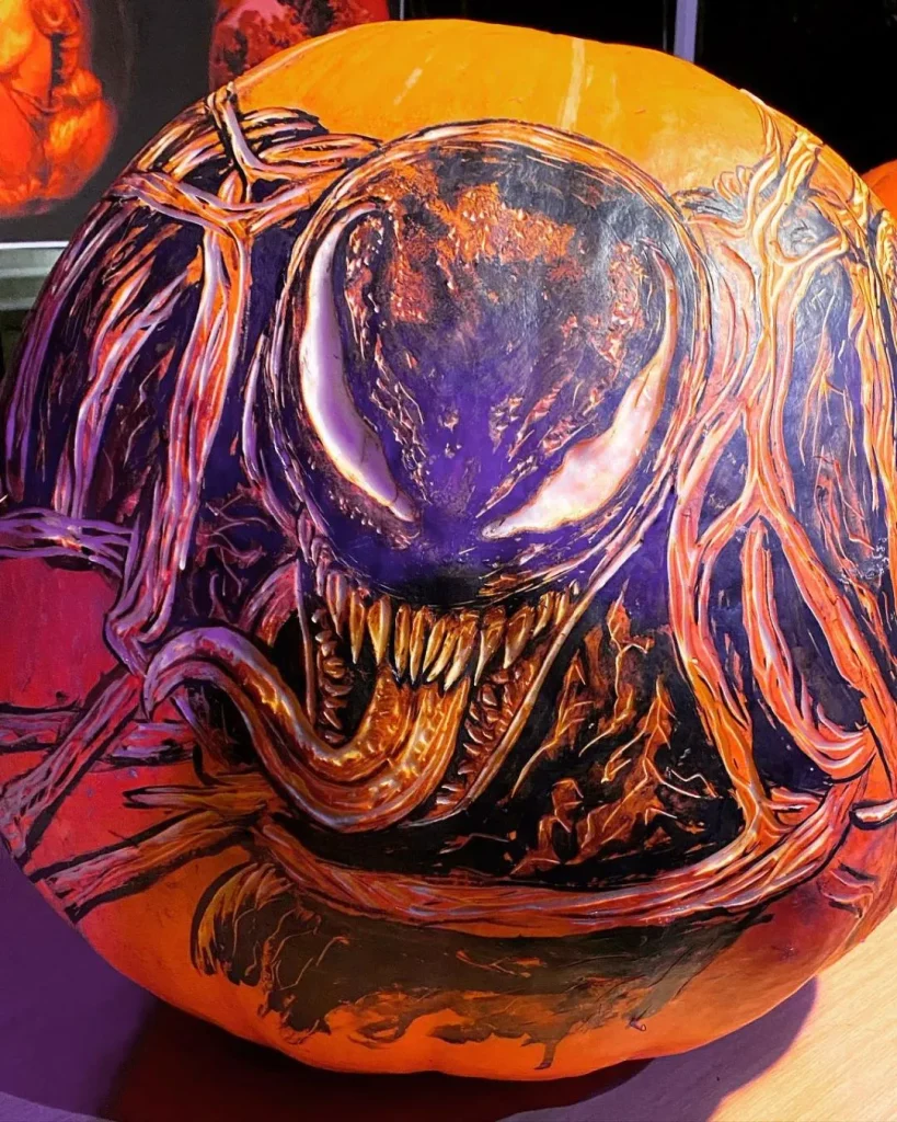 black pumpkin gold halloween