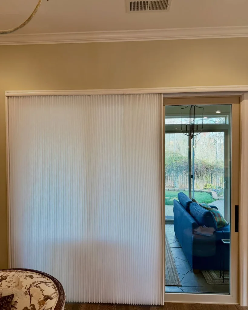 cellular shades sliding glass door