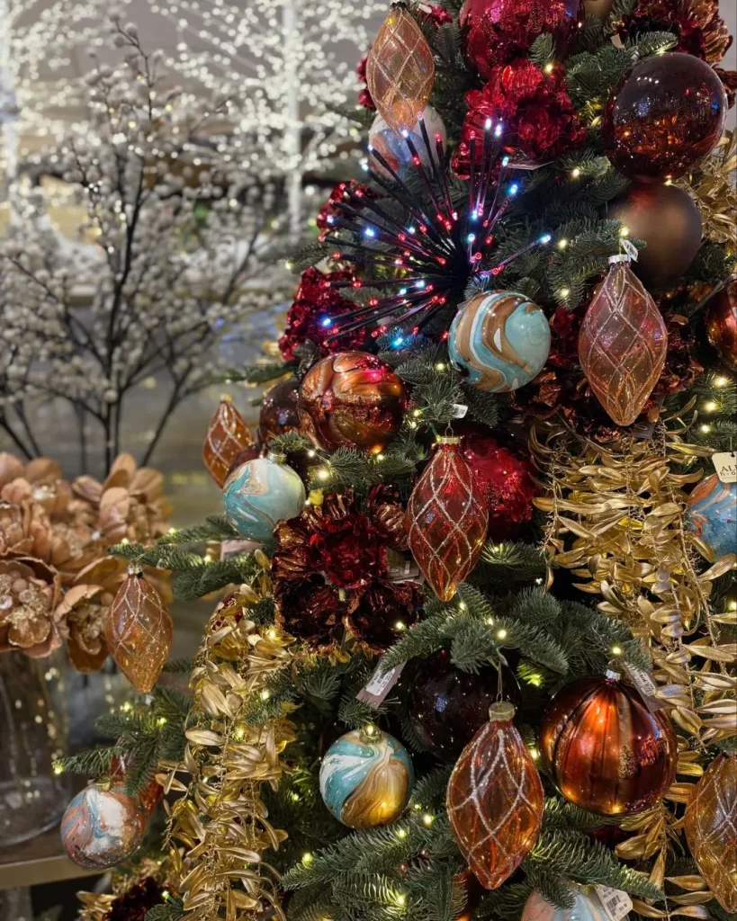 copper christmas ornaments