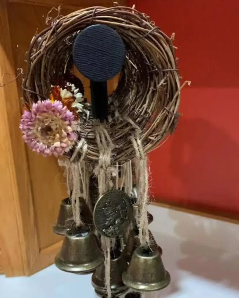 cottage style witch bells