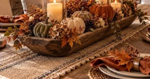 Fall Dough Bowl Centerpiece Ideas for a Warm and Welcoming Home