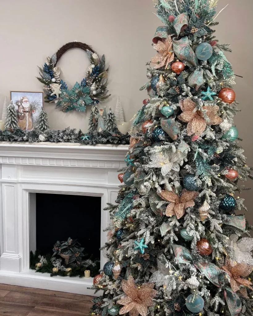 pearl champagne christmas tree